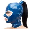 Latex Hood with Ponytail