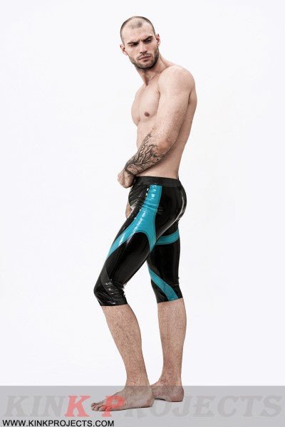 eurocat latex Male 'Crossways' rubber Knee-Length Leggings