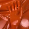 fetish  latex gloves Short, Stretchy and Body Safe rubber Gloves chlorined 0.4mm