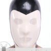 eurocat Male Latex Hood Rubber Fetish Wear Cosplay catsuits LASER PERFORATE TWO COLORS MASK