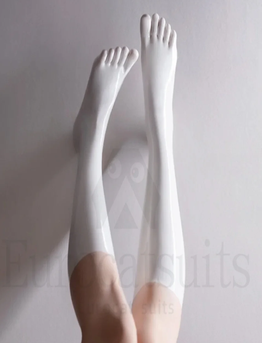 fetish latex socks midclaf  Latex Rubber Toes Socks fashion for catsuit 0.4mm femal