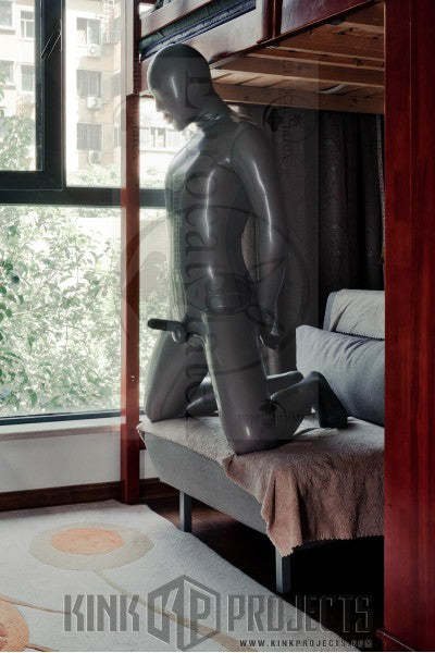 eurocat latex Male Standard 'Gimp' Fully-Enclosed Catsuit with Penis & Anal Sheaths