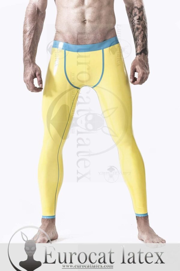 eurocat latex Male Fitness Muscle Leggings