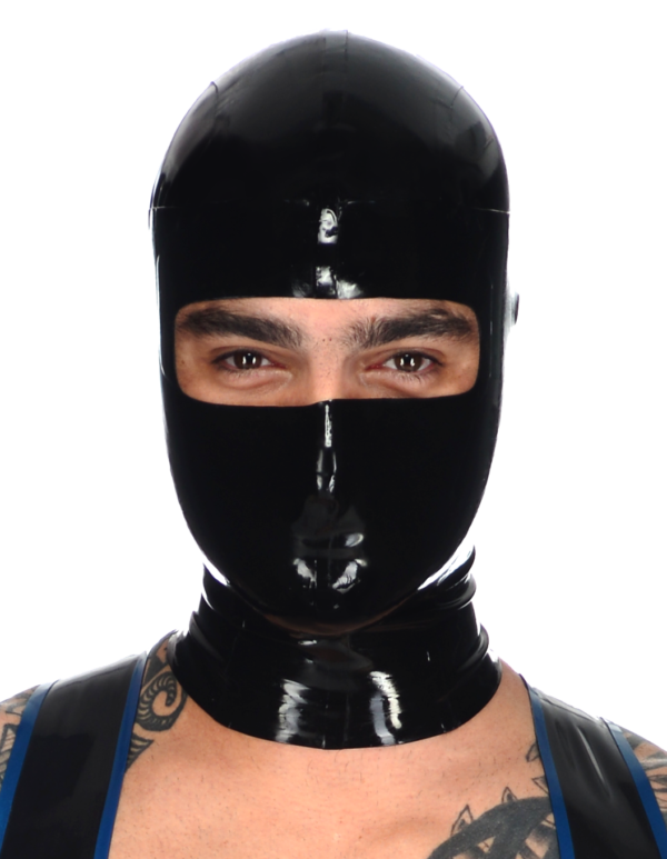 latex handmade Shinobi Hood