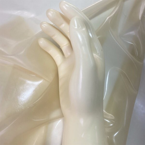 Translucent Natural Classic Short Molded Latex Gloves