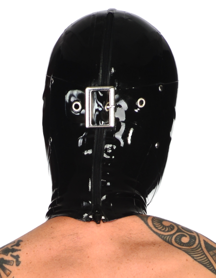 latex handmade Buckle Hood