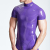 eurocat latex Male Short-sleeved Back Zip