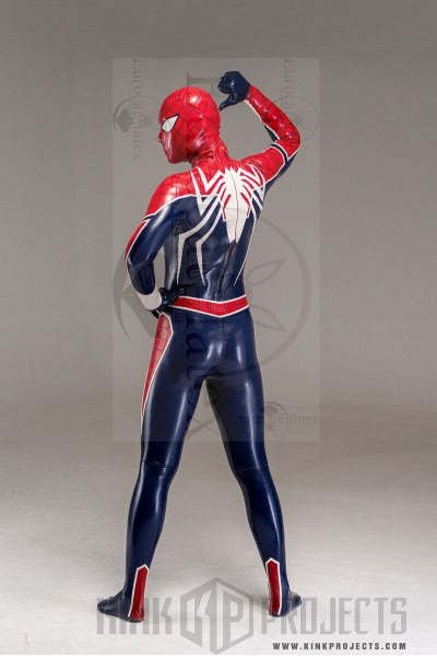 eurocat latex Male 'Spidey Two' rubber Costume Catsuit