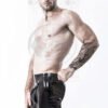eurocat latex Male rubber Codpiece Cycling Shorts