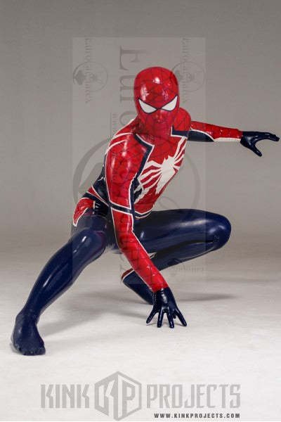 eurocat latex Male 'Spidey Two' rubber Costume Catsuit