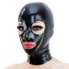 Latex Hood – single color with zipper and round eyes