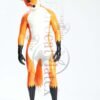 eurocatlatex Male 'Fox Trotter' Shoulder-Zipper Catsuit With Inflatable Tail