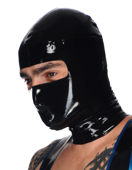 latex handmade Shinobi Hood