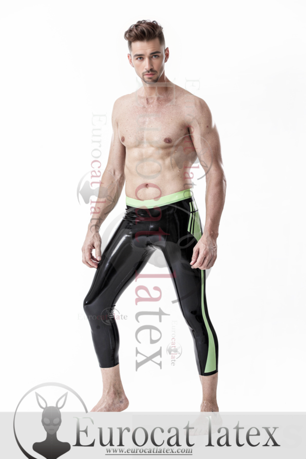 eurocat latex Male Three-Quarter Gym Tights
