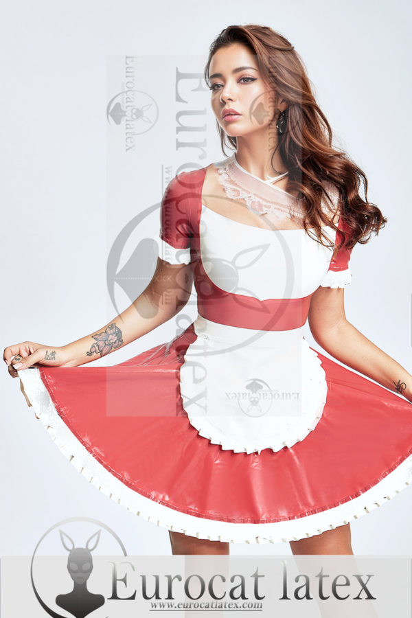 latex 'Serveur Féminin' Waitress Uniform