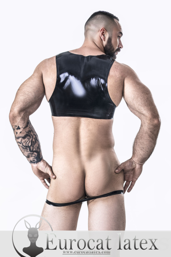 eurocat latex Male Thong & Chest Harness