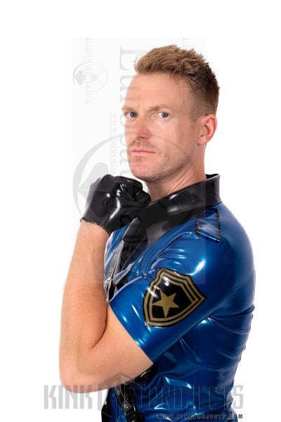 eurocat latex Male Short Sleeves Military Police Shirt