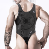 eurocat latex Male Thong & Chest Harness