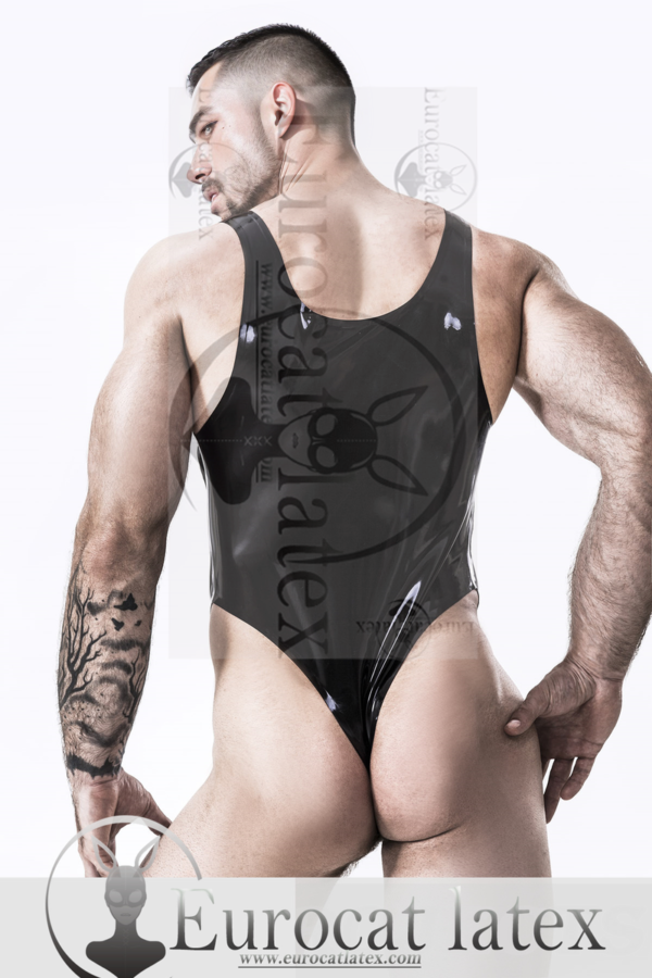 eurocat latex Male Thong & Chest Harness