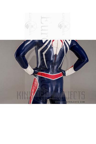 eurocat latex Male 'Spidey Two' rubber Costume Catsuit