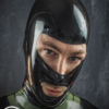 LATEX MASK BASIC HOOD