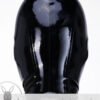 eurocat Male Latex Hood Rubber Fetish Wear Cosplay catsuits  MASK OPEN