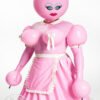 Sexy Latex Unisex Inflatable Dreamy waitress Dress Bubblegum Pink