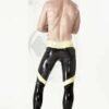 eurocat latex Male rubber Low-Cut 'Side-Striped' Leggings