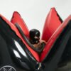 Sexy Inflatable Latex  after inflation 130cm outer Black inner Red