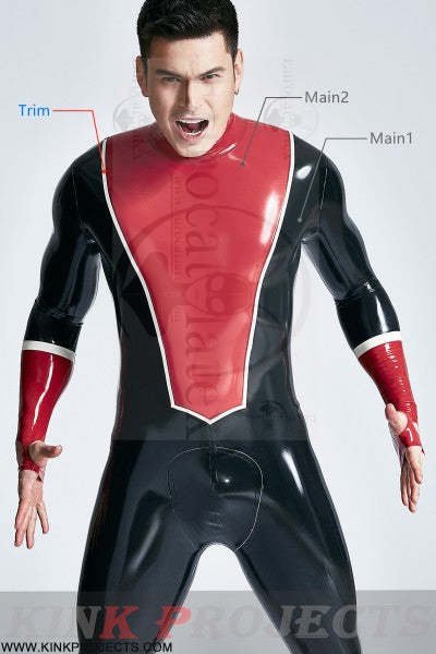 eurocat latex Male Baseball Look Catsuit