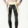 eurocat latex Male rubber Low-Cut 'Side-Striped' Leggings