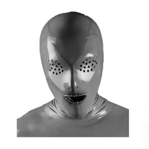Latex Mask Hood Fly Eye Customized Catsuit Unique Cosplay For Party