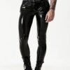 latex Male 'Cavalry' Striped Jeans handmade