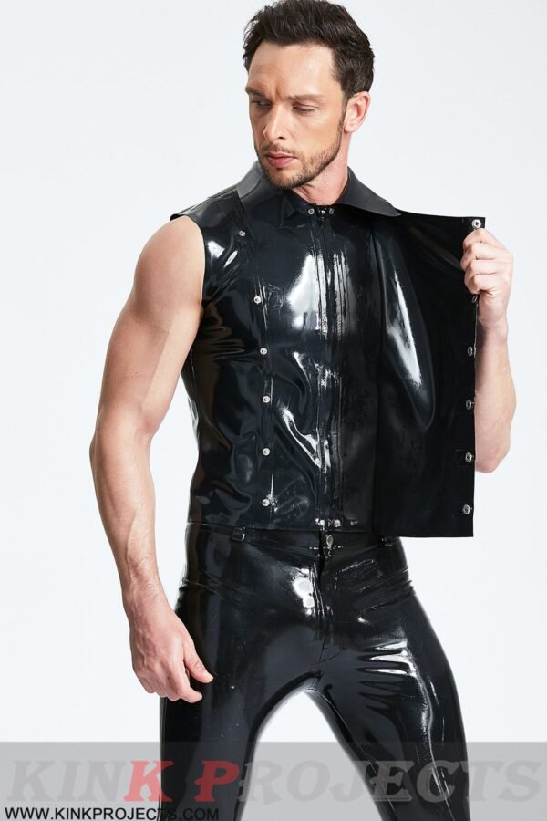 eurocat latex Male Double-Breasted Sleeveless Vest