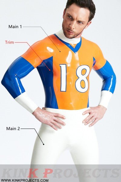 eurocat latex Male 'Outfielder' Catsuit