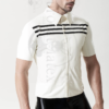 eurocat latex Male Triple Stripes Short-Sleeved Casual Shirt