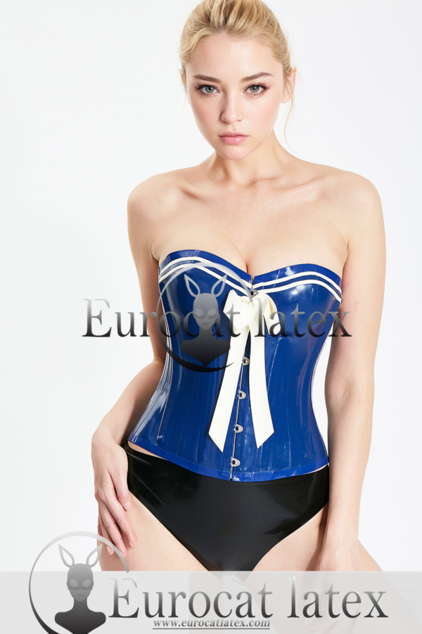 'Nautical' Corset handmade