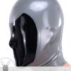 eurocat Male Latex Hood Rubber Fetish Wear Cosplay catsuits PERFORATE LASER MASK