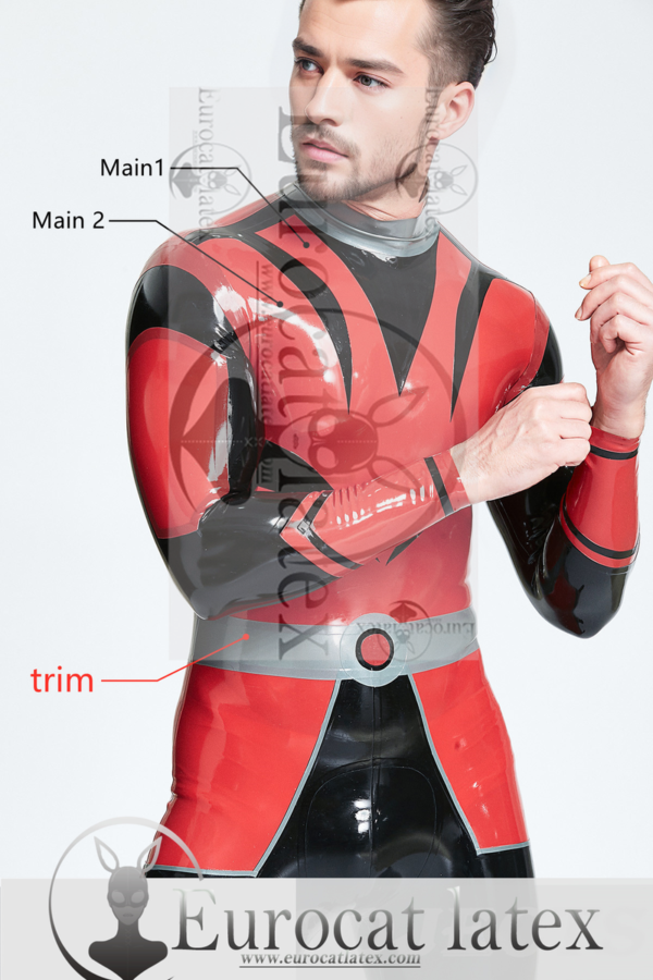 Male 'Space Force' Back Zip Catsuit