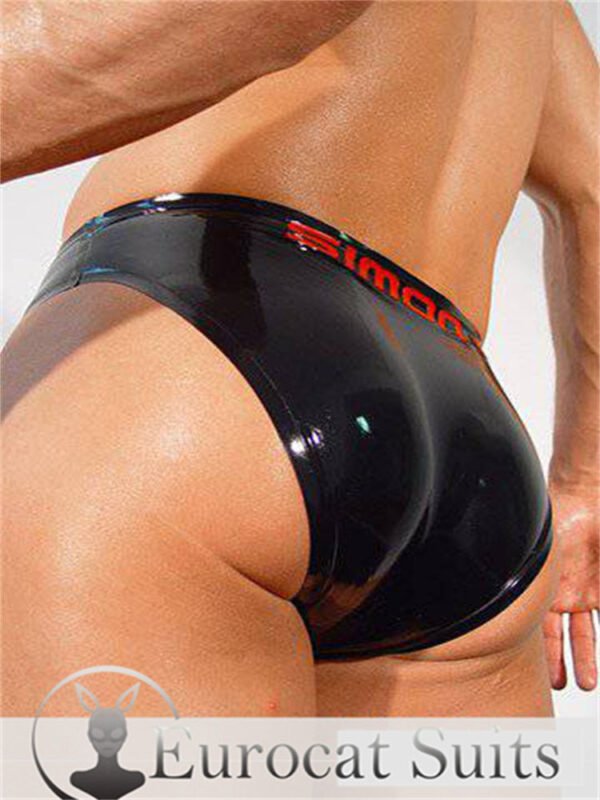 Latex short men pants rubber trousers  Briefs