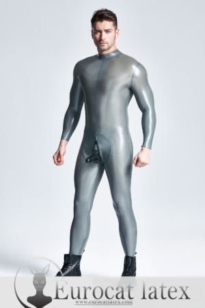 eurocat latex Male Back Zip Sheath Catsuit