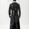 eurocat latex Male 'Midnight Cavalier' Hooded Long Coat