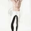 eurocat latex Male 'Yin-Yang' Belted Leggings