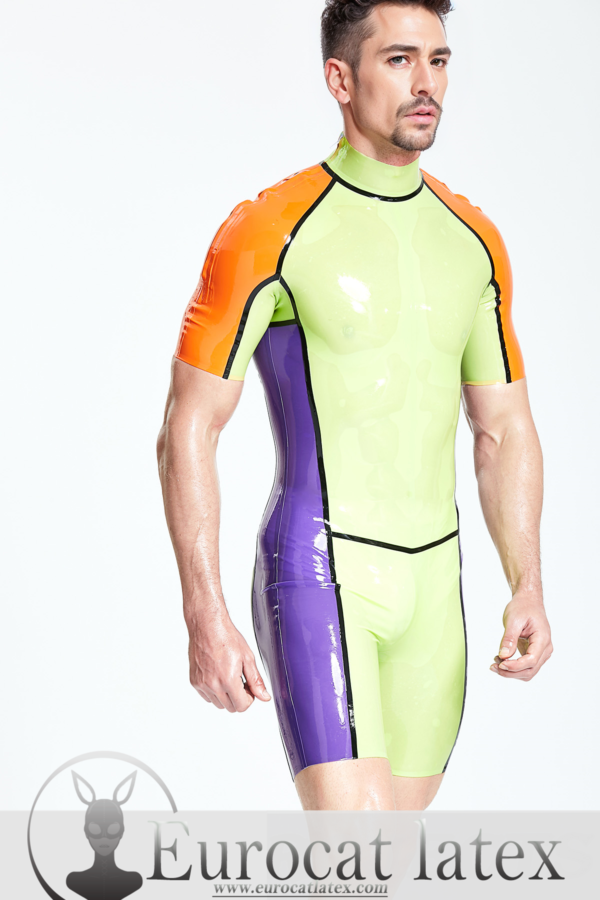 Male 'Multicolor' Shoulder-Zip Surfsuit