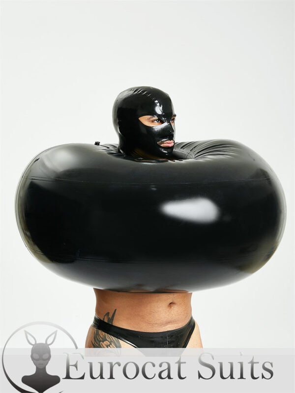 Latex Sexy Inflatable outer thickness is 0.6mm  color are  Black