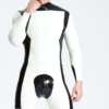 Male 'White Knight' Back Zip Catsuit