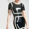 latex 'Alice' Micro Party Dress