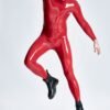 eurocat latex Male Shoulder-zip Catsuit