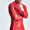 eurocat latex Male Shoulder-zip Catsuit