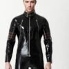 eurocat latex Male 'Rebel Rouser' Zipped Jacket